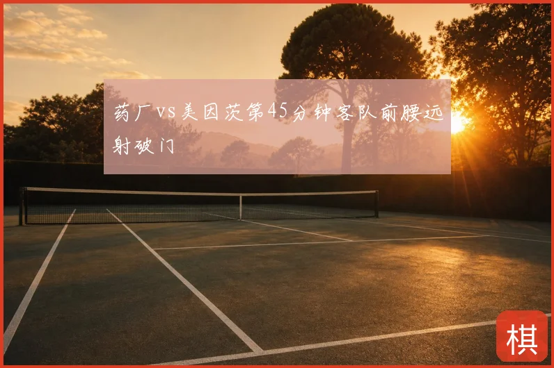 药厂vs美因茨第45分钟客队前腰远射破门